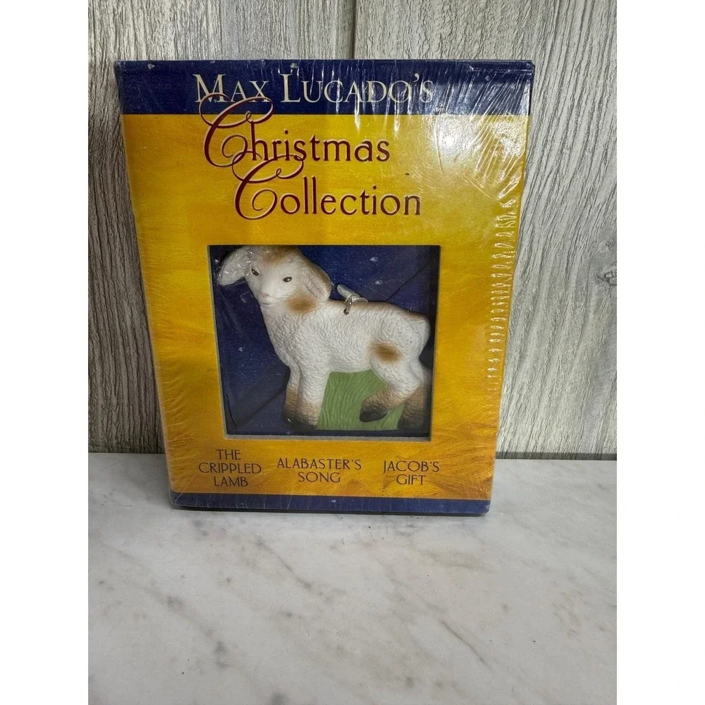 Max Lucado Christmas Collection 3 Book Boxed Set with Crippled Lamb Ornament NEW